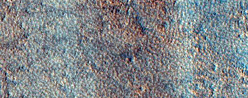 Pitted Crater Ejecta