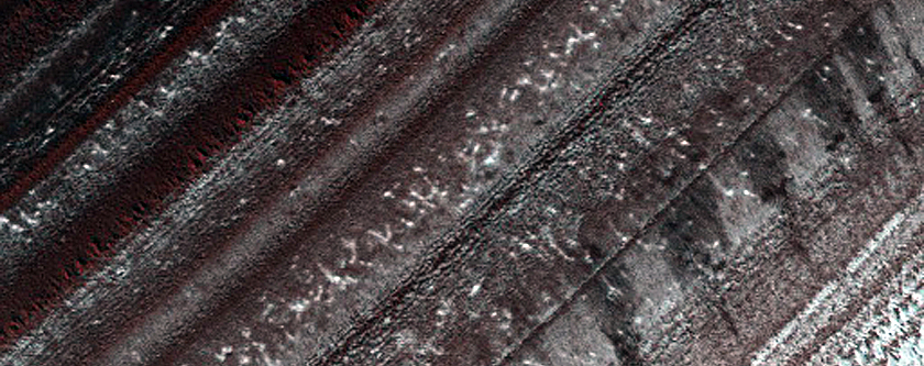 Exposure of North Polar Layered Deposits