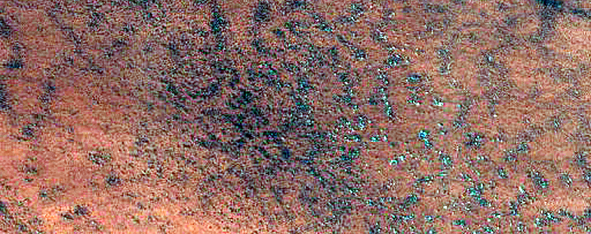 Exposure of North Polar Layered Deposits