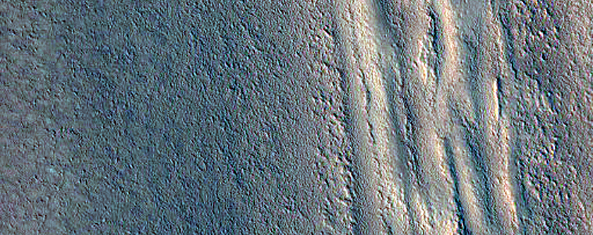 Exposure of North Polar Layered Deposits