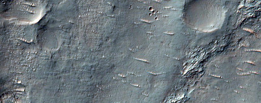 Kashira Crater along Samara Valles