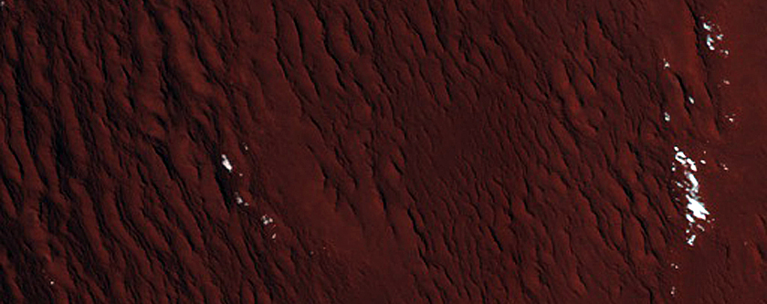 Exposure of North Polar Layered Deposits