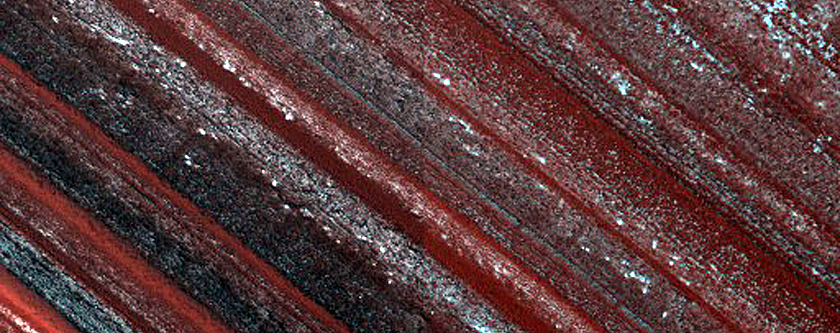 Exposure of North Polar Layered Deposits
