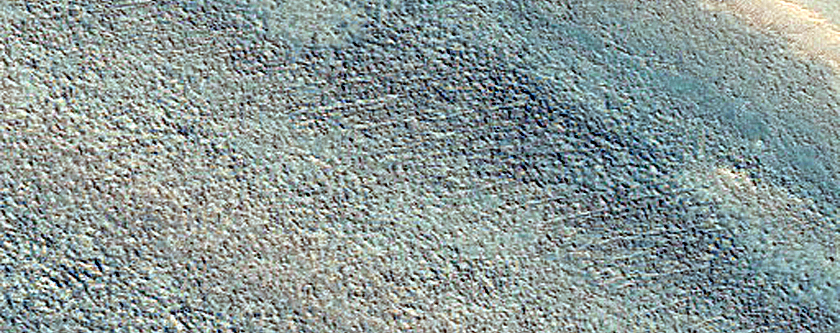 Exposure of North Polar Layered Deposits