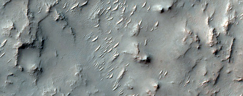 Inverted Channel in Noachis Terra