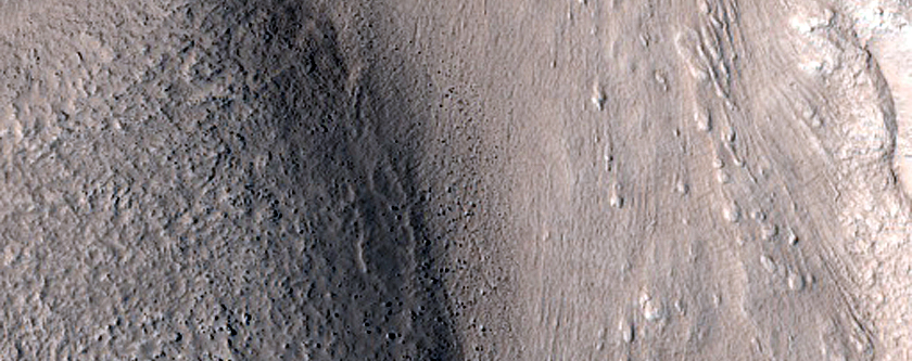 Flow Entering Fretted Terrain Valley