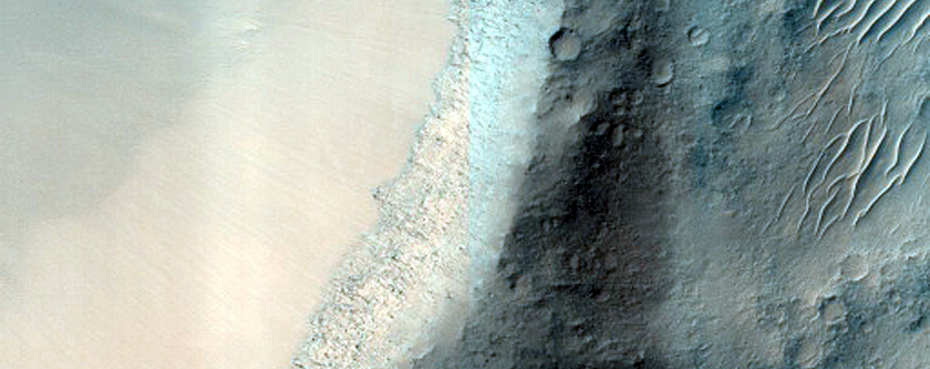 Garni Crater Slope Feature Monitoring
