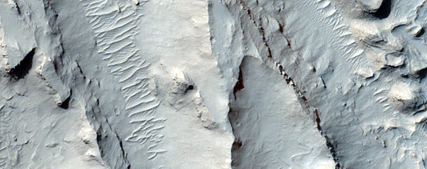 Aeolis Dorsa Inverted Deposits