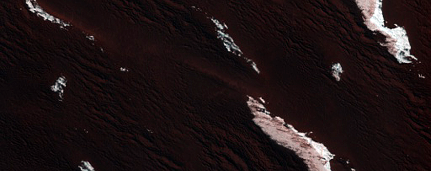 Exposure of North Polar Layered Deposits