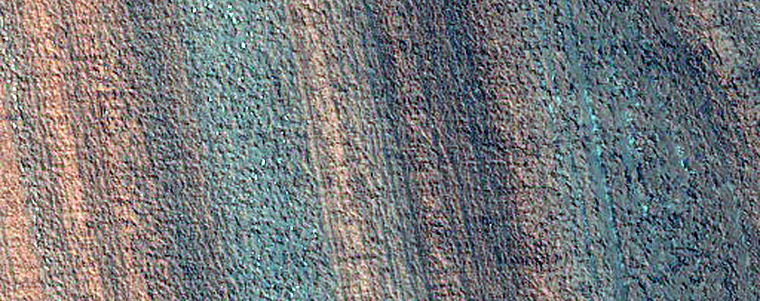 Exposure of North Polar Layered Deposits