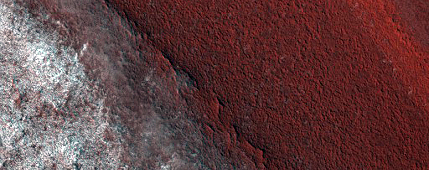 Exposure of North Polar Layered Deposits