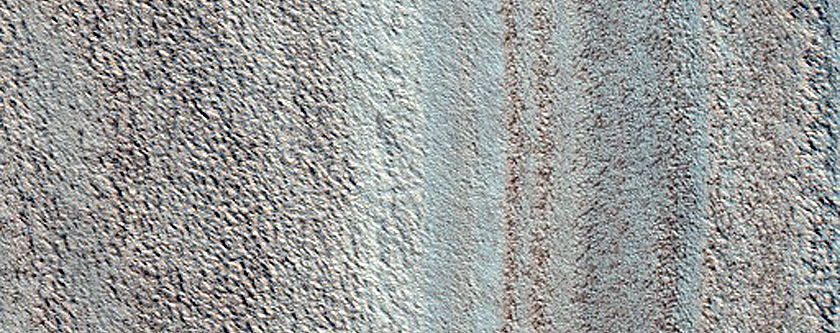 Exposure of North Polar Layered Deposits