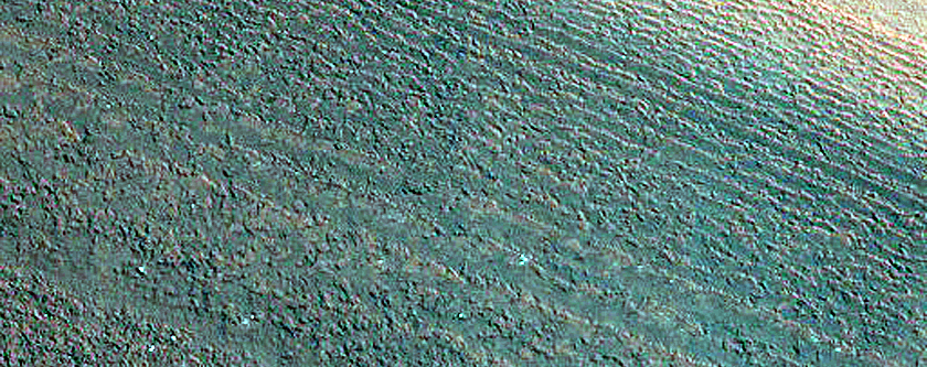 Exposure of North Polar Layered Deposits