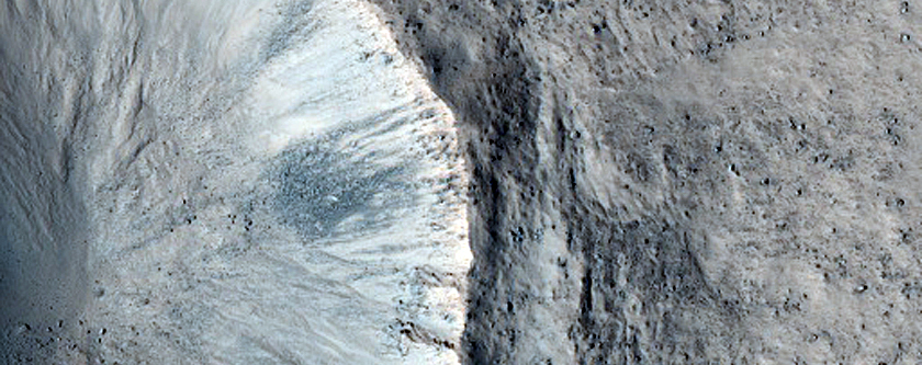 Crater with Steep Slopes