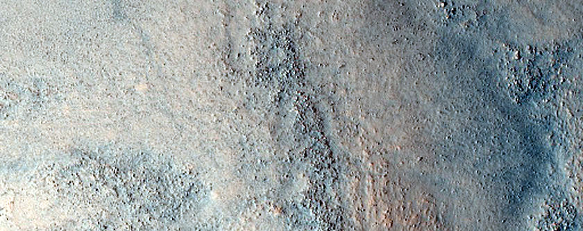 Gullies on Mound in Acidalia Colles