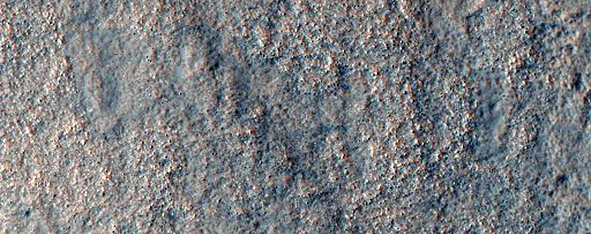 Dipping Layers in Deuteronilus Mensae