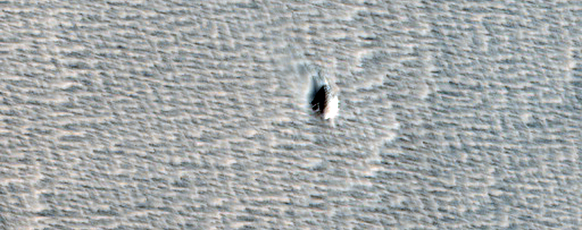 Skylights in Northern Part of Arsia Mons