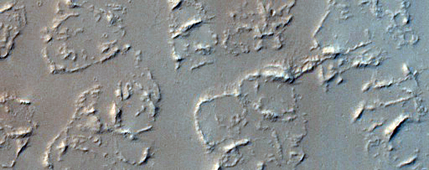 Terrain Northwest of Poynting Crater