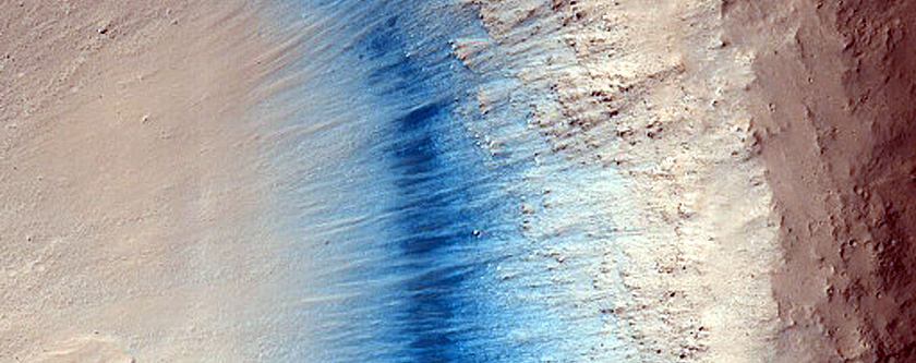 Crater with Steep Slopes