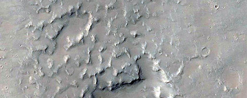 Fan in Crater North of Nepenthes Mensae