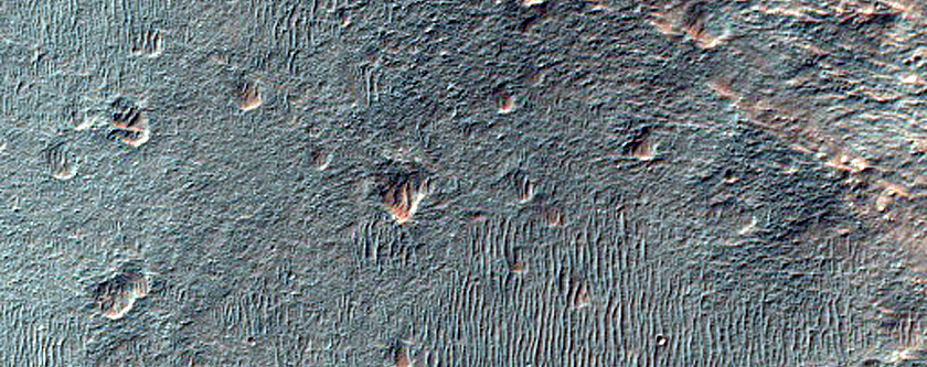 Wrinkle Ridge in Noachis Terra