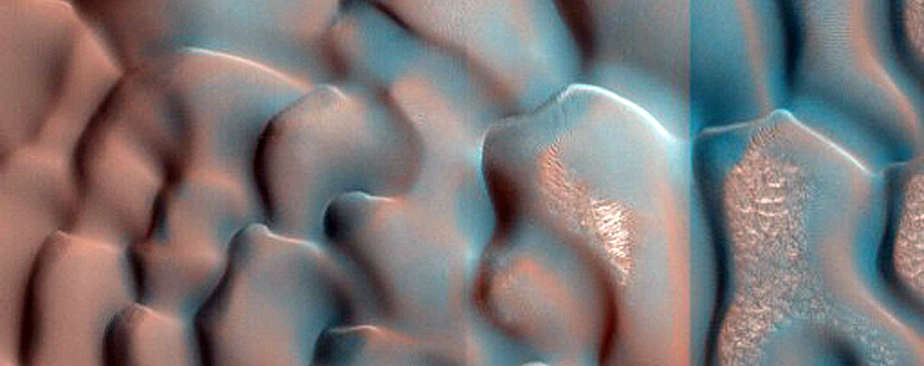 Dune Monitoring in Northern Mid-Latitude Crater