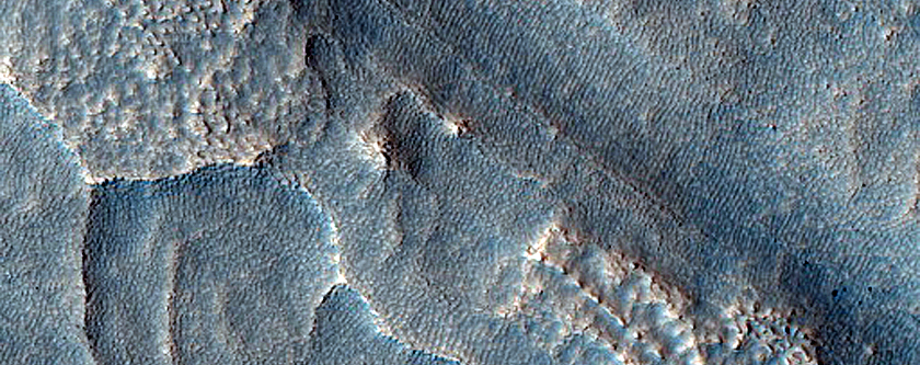 Fine Layer Deformation in Lobate Debris Apron