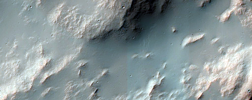 Well-Preserved Impact Crater with Central Peak