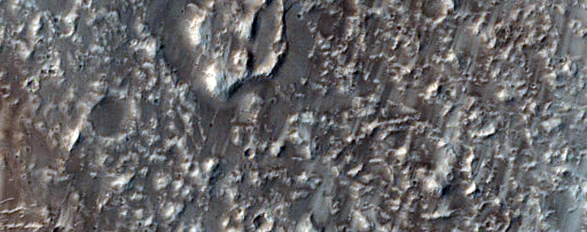 Terrain Southwest of Jovis Tholus