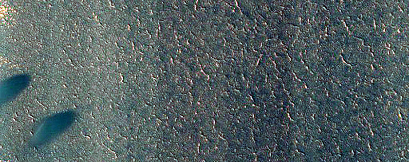 Dune Interaction with Residual Polar Ice