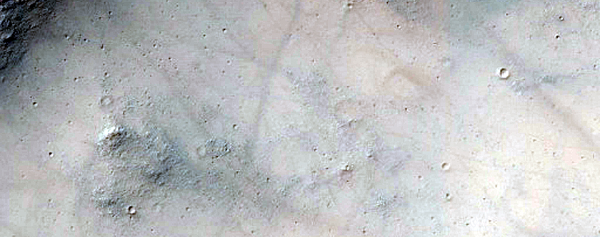 Channel and Crater in Sinus Sabaeus Region