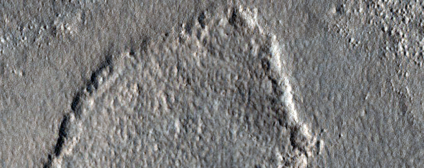 Terrain near Milankovic Crater