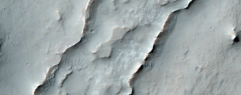 Inverted Channel in Noachis Terra