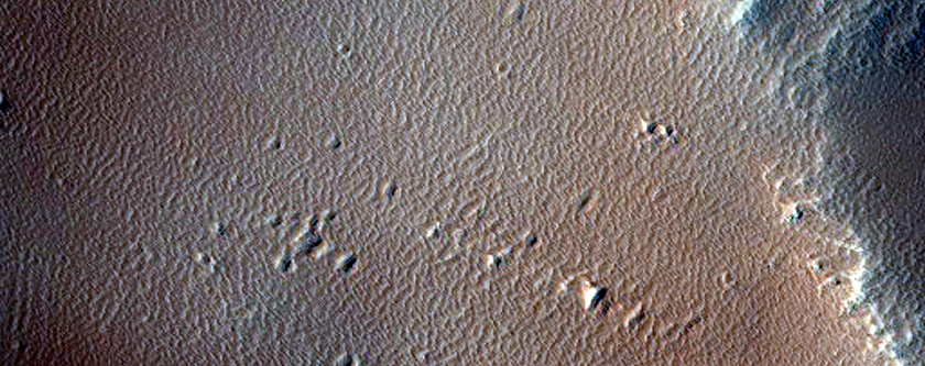 Channel near Elysium Mons