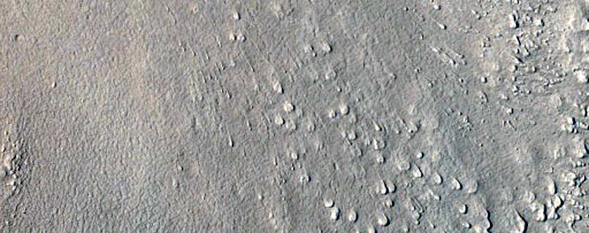 Flow Entering Fretted Terrain Valley