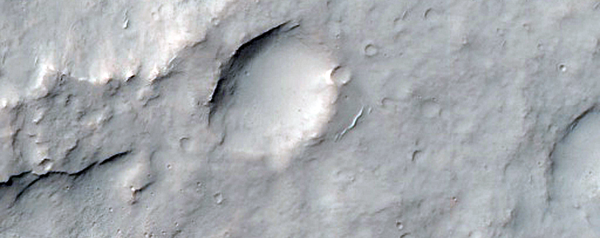 Terrain East of Newcomb Crater