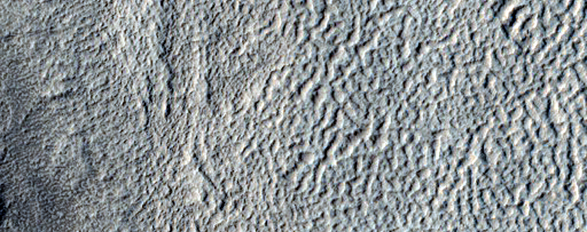 Crater in Arabia Terra