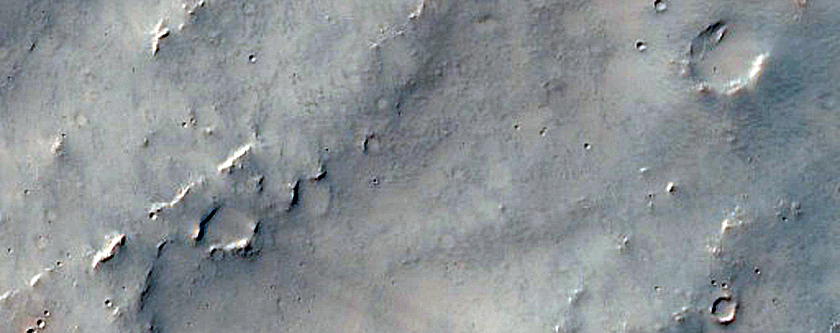 Terrain Southwest of Lambert Crater