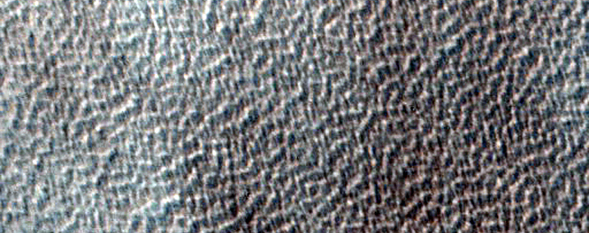 Candidate Recent Impact Site