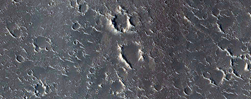Streamlined Shape in Granicus Valles