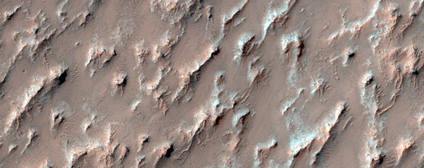 Terrain Sample in Huygens Crater