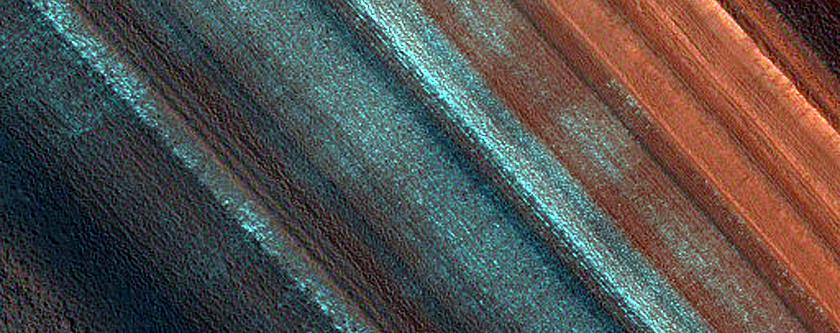 Exposure of North Polar Layered Deposits