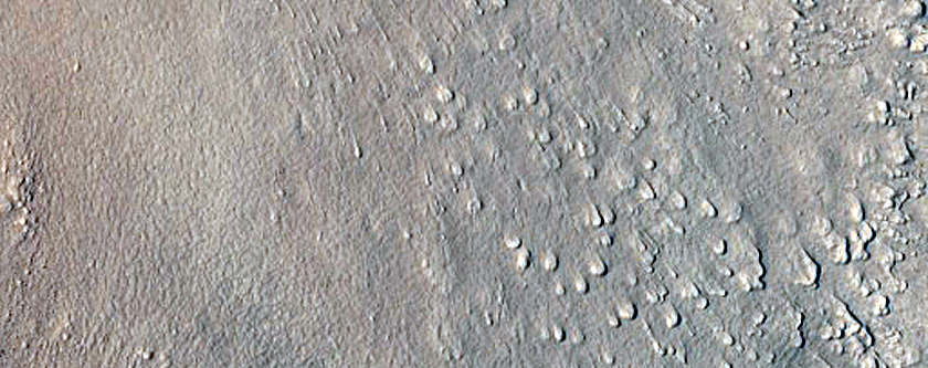 Flow Entering Fretted Terrain Valley