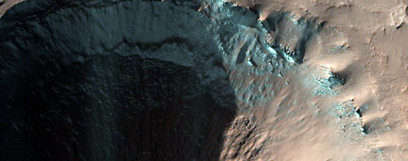 Crater in Terra Sabaea