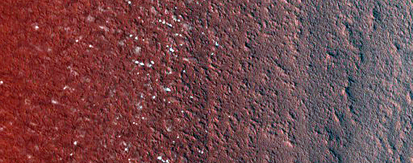 Exposure of North Polar Layered Deposits