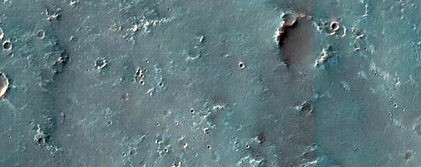 Terrain Southeast of Miyamoto Crater