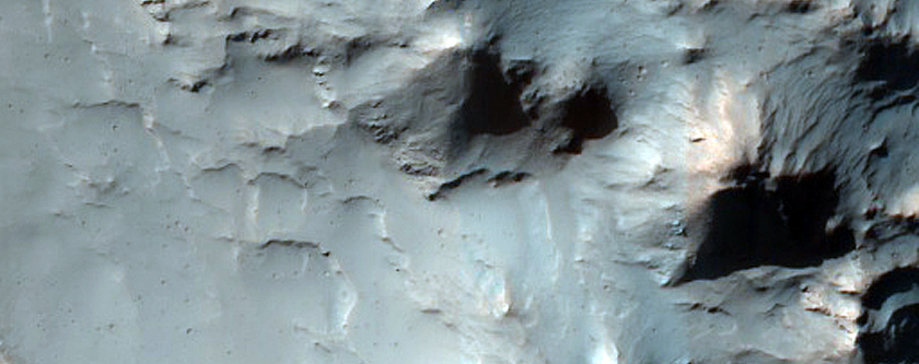 Crater with Pitted Central Peak
