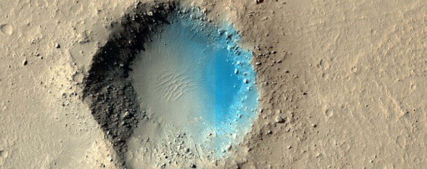 Possible Skylight in Elysium Planitia