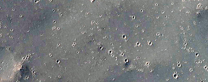 Terrain East of Gale Crater