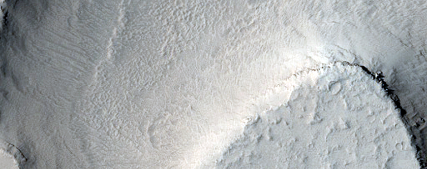 Layered Features in Northwest Arabia Terra
